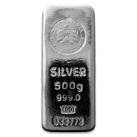 Emirates 500 Gram Silver Bar Emirates Silver Bullion Gold Bullion Co