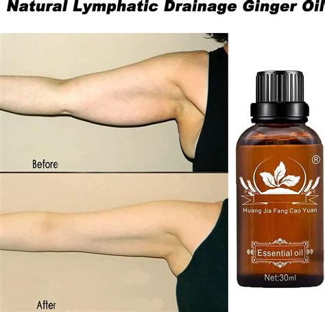 3 pack lymphatic drainage ginger oil massage ginger essential oil belly drainage ginger oil