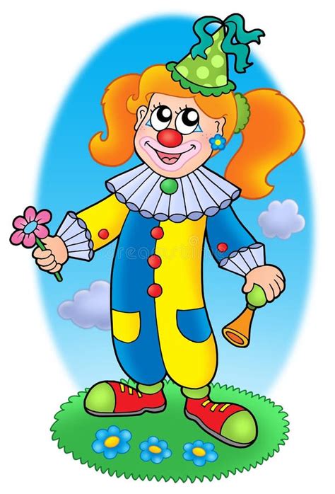 Girl Clown Clip Art