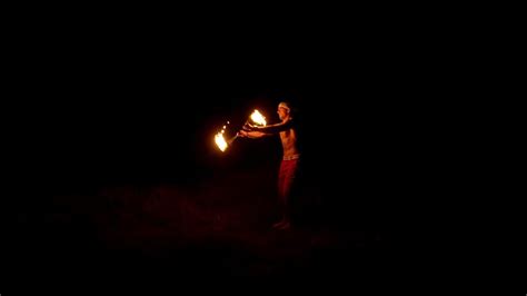 Fire Poi Performance Under The Sound Of Petrichor Youtube