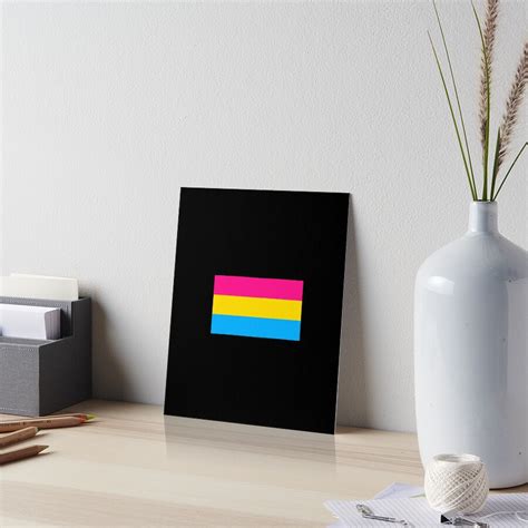Pansexual Flag Print Lgbtq Pride Gift Idea Art Board Print By