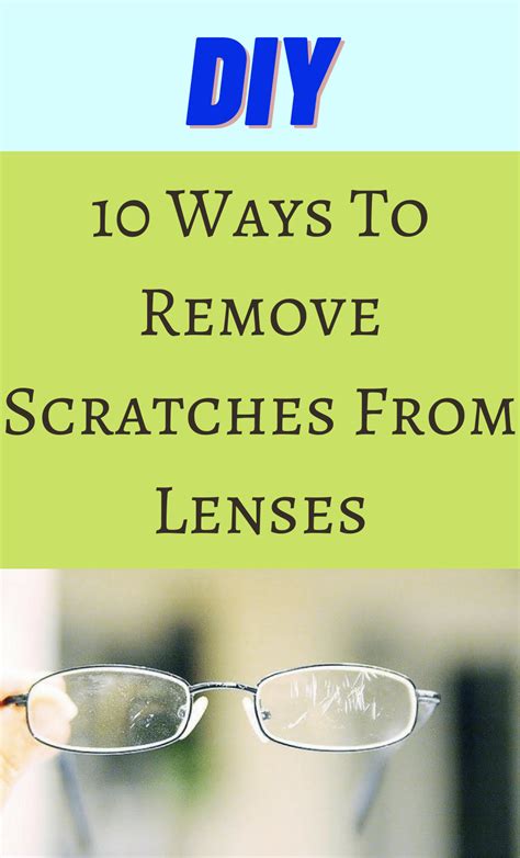 10 Ways To Remove Scratches From Lenses Diy Home Cleaning Diy Cleaning Products Cleaning