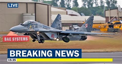Polish Mig 29 Fighter Jet Crashes Shortly After Takeoff Pilot Injured