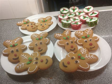 Submitted 6 years ago by klonk. Reindeer biscuits (upside down gingerbread men) and ...