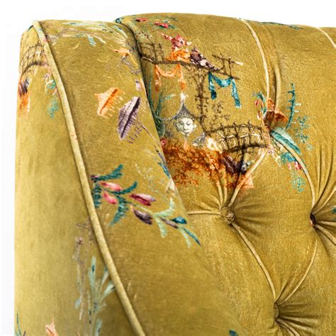 Baron Tufted Sofa Chinoiserie Velvet Products