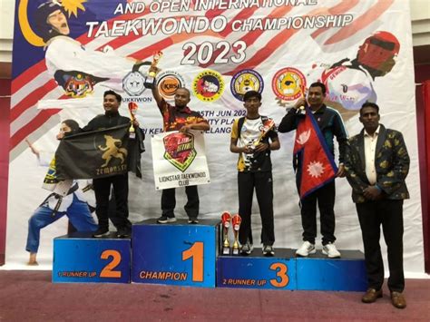 Congratulation To All Aced Taekwondo Participants In 4th Gewinn Asean School And Open