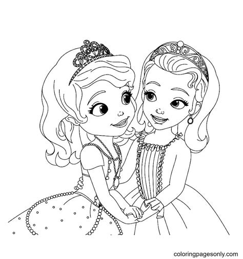 Sofia The First Coloring Pages Amber In 2020 Disney Princess Coloring Porn Sex Picture