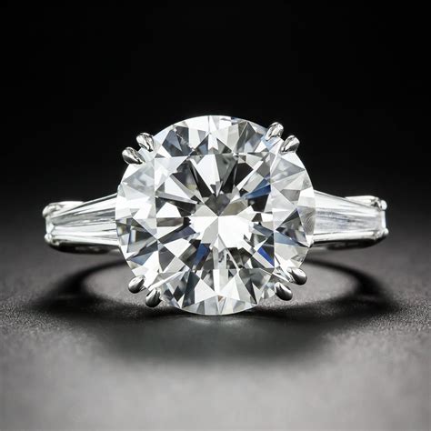 Round Brilliant Cut Diamond Ring Antique Jewelry University