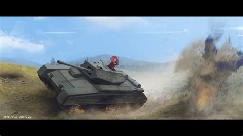 Furukawa Herzer Crusader Tank Rosehip Girls Und Panzer Girls Und Panzer Bad Id Bad