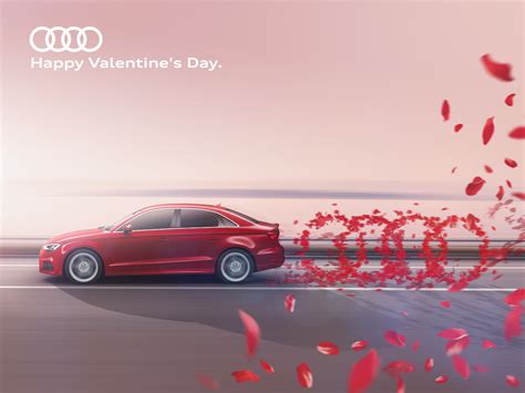 Audi Egypt Valentines Day On Behance Car Advertising Design