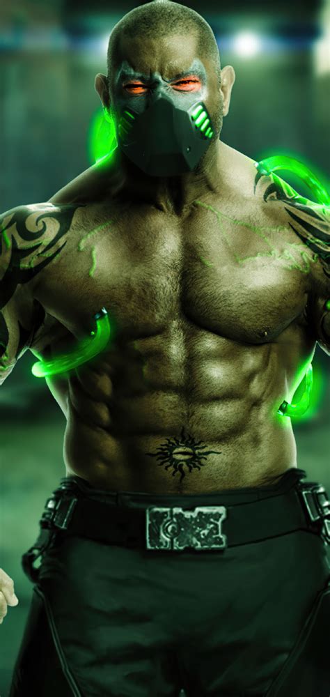 1080x2280 Dave Bautista As Bane One Plus 6huawei P20honor View 10