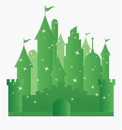 Transparent Wizard Of Oz Clipart Emerald City Emerald City