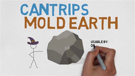 Cantrip 25 Mold Earth 5e Youtube