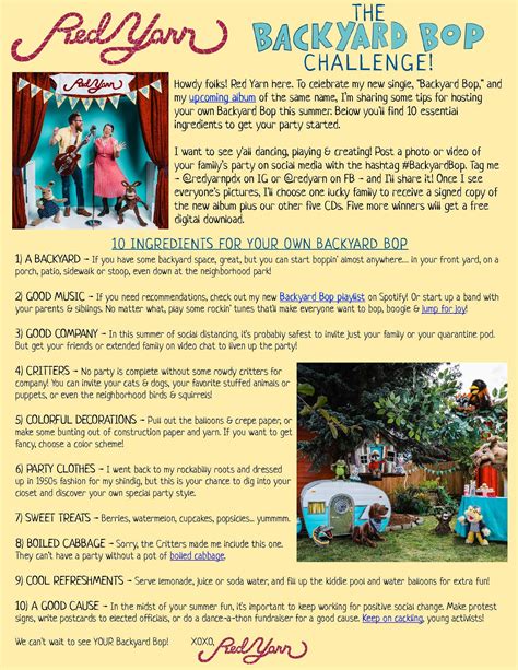 coolestmommy s coolest thoughts backyard bop by red yarn cd review and giveaway