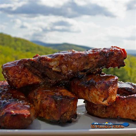 This grilled pork is one of my favorite things to grill on the barbecue. Grilled Country-Style Pork Ribs | The Mountain Kitchen in ...