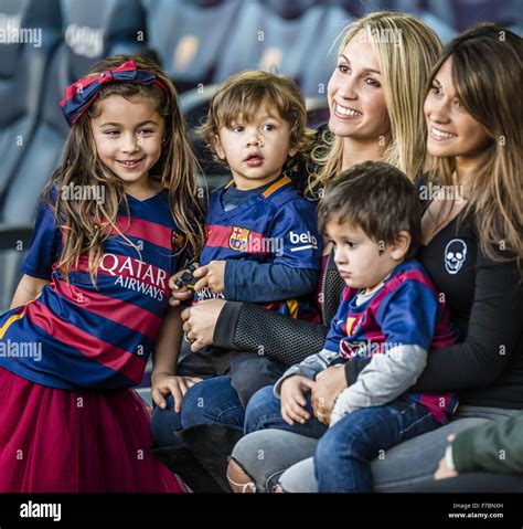 Barcelona, Catalonia, Spain. 28th Nov, 2015. Luis Suarez's children