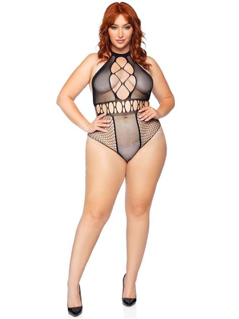 Add Some Seriously Sexy Vibes To Your Wardrobe With This Hot Plus Size Lingerie Teddy By Leg