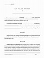 39 Last Will and Testament Forms & Templates - Template Lab