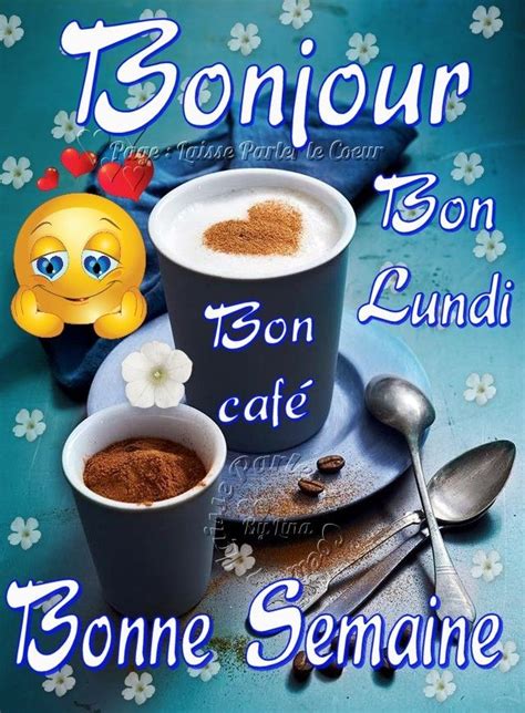 An Advertisement For A Cafe Called Bonjou Featuring Two Cups Of Coffee