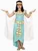 Disfraz de reina egipcia azul para niña. Entrega 24h | Funidelia