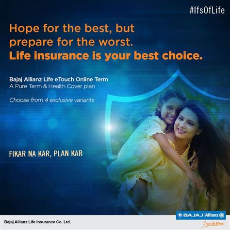 Planning is stronger than hope. Plan a secured future with Bajaj