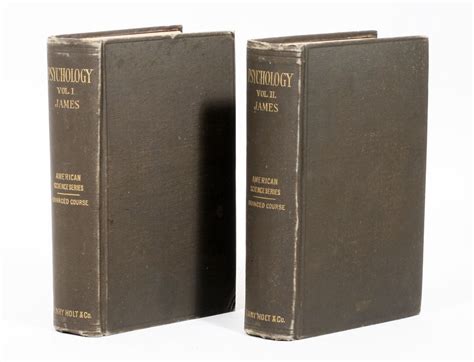 The Principles Of Psychology William James First Edition