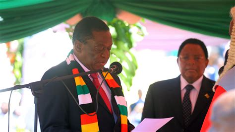 Emmerson Mnangagwa Fue Investido Como Nuevo Presidente De Zimbabue