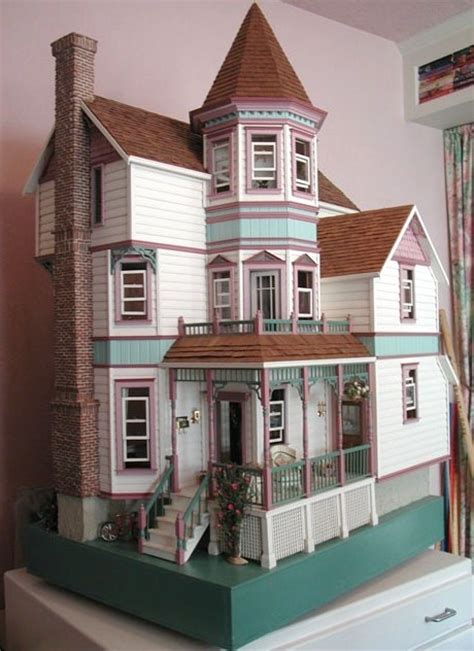 Victorian Dollhouse Beautiful Colors Rick Maccione Dollhouse