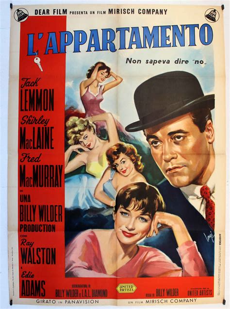 In 1960, following on from the success of their collaboration on 'some like it hot,' director billy wilder reteamed with actor jack. "APARTMENT, THE" MOVIE POSTER - "THE APARTMENT" MOVIE POSTER