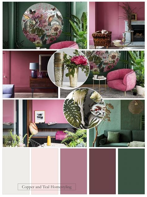 Pink And Green Interior Pink Green Bedrooms Living Room Green Pink