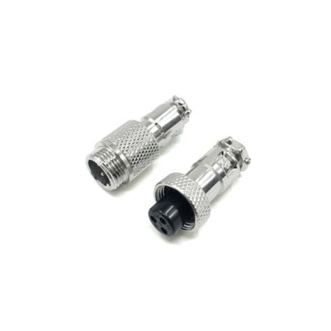 Gx12 4 Pin 12mm Male And Female Connector Kit
