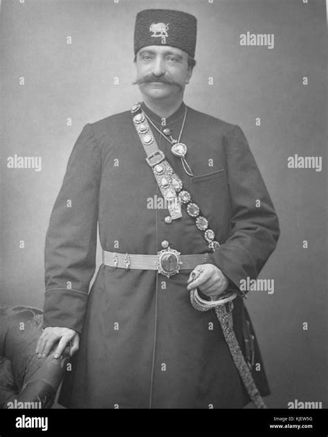 Naser Al Din Shah Qajar 3 Stock Photo Alamy