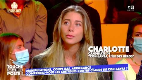 Charlotte Koh Lanta très cash sur Claude Il m a rabaissé en tant