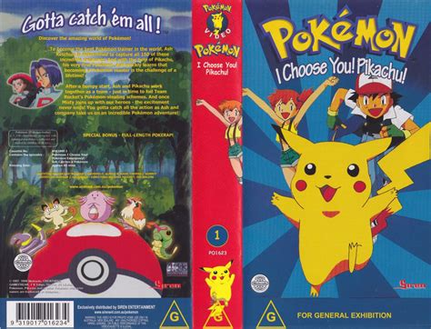 pokemon i choose you pikachu~volume one vhs pal video~ a rare find ebay