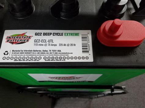 Brand New Interstate Gc2 6v Deep Cycle Golf Cart Battery Rv Marine