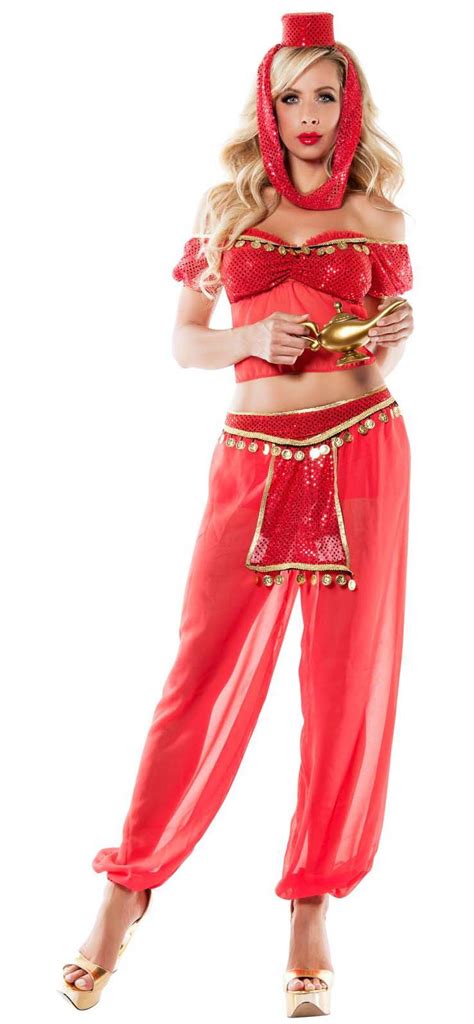 Sexy Red Genie Costume N10663