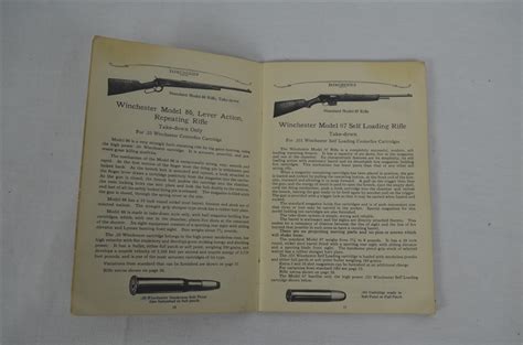 Lot Detail Vintage 1925 Winchester Gun Catalog 83
