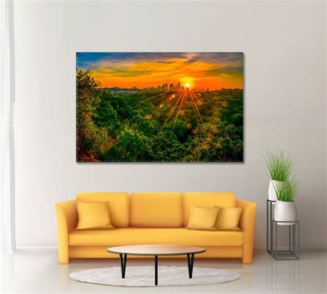 Canvas Austin Texas Cityscape With Beautiful Nature 1 Panel 24x16