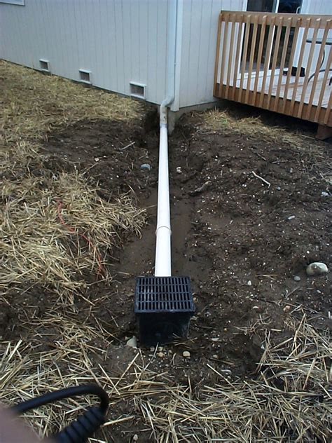 Tight Line Downspout Drain System Allied Waterproofing And Drainage