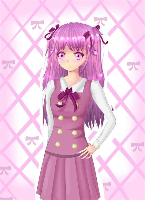Cute Pink Anime Girl By Bluebubble83 On Deviantart