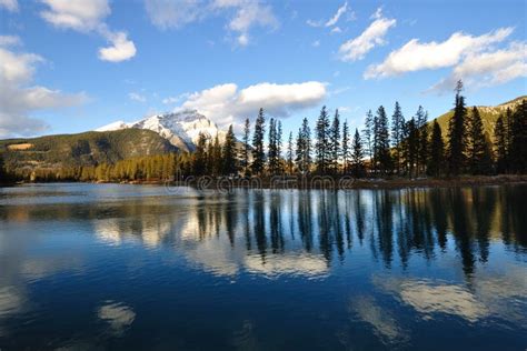 Lake Mirror Stock Image Image Of Blue Clear Banff 21521341
