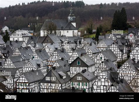 Historische Altstadt Von Freudenberg Nordrhein Westfalen Deutschland