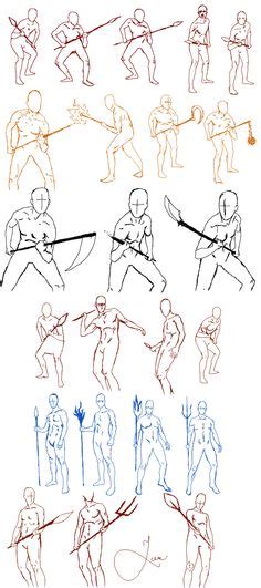 36 Best Spear And Sword Fighting Drawing Poses Ideas Drawing Poses