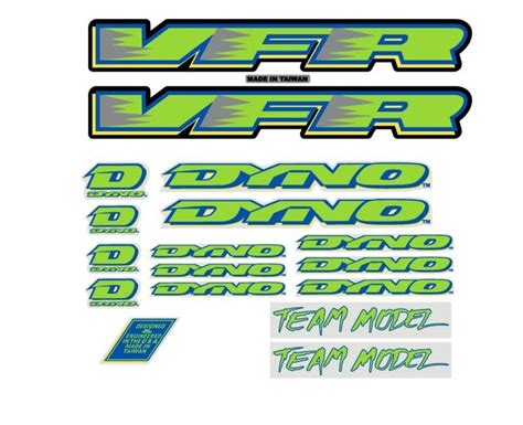 Reference 19921993 Dyno Vfr Decals