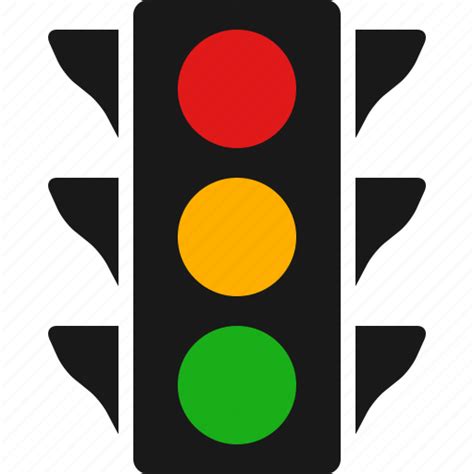 Color Light Lights Signal Signals Stop Traffic Icon