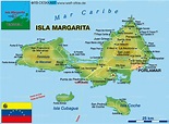 Map of Margarita (Island in Venezuela) | Welt-Atlas.de