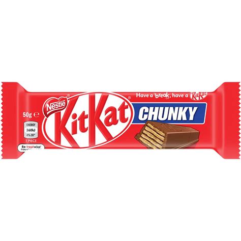 Nestle Kitkat Chunky Original Chocolate Bar 50g Woolworths