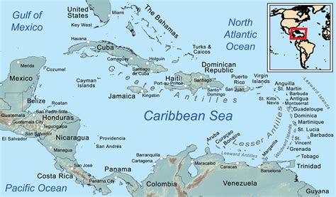 Maps Of Caribbean Islands Printable Printable Maps