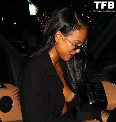 Sexy Karrueche Tran Flashes Her Nude Tits In Weho Photos On Thothub
