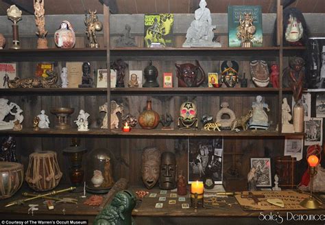 The warren's occult museum warren museum items warren via www.youtube.com. The Real-Life 'Conjuring' Couple Have A Museum Of Horror ...